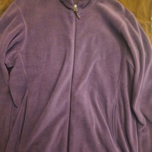 Uniqlo Brand Deep Purple Fleece Jacket